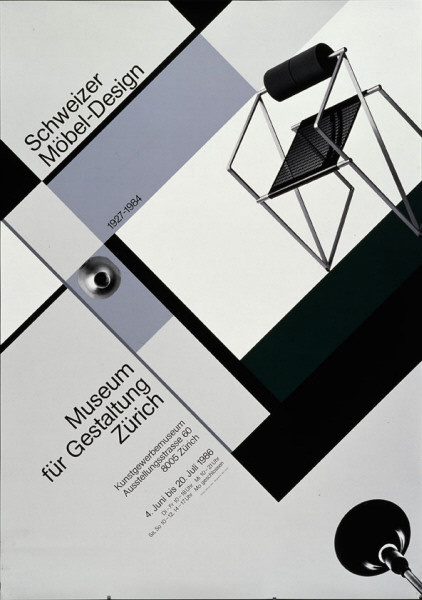 Werner Jeker — Swiss furniture design (1986) #minimal #poster