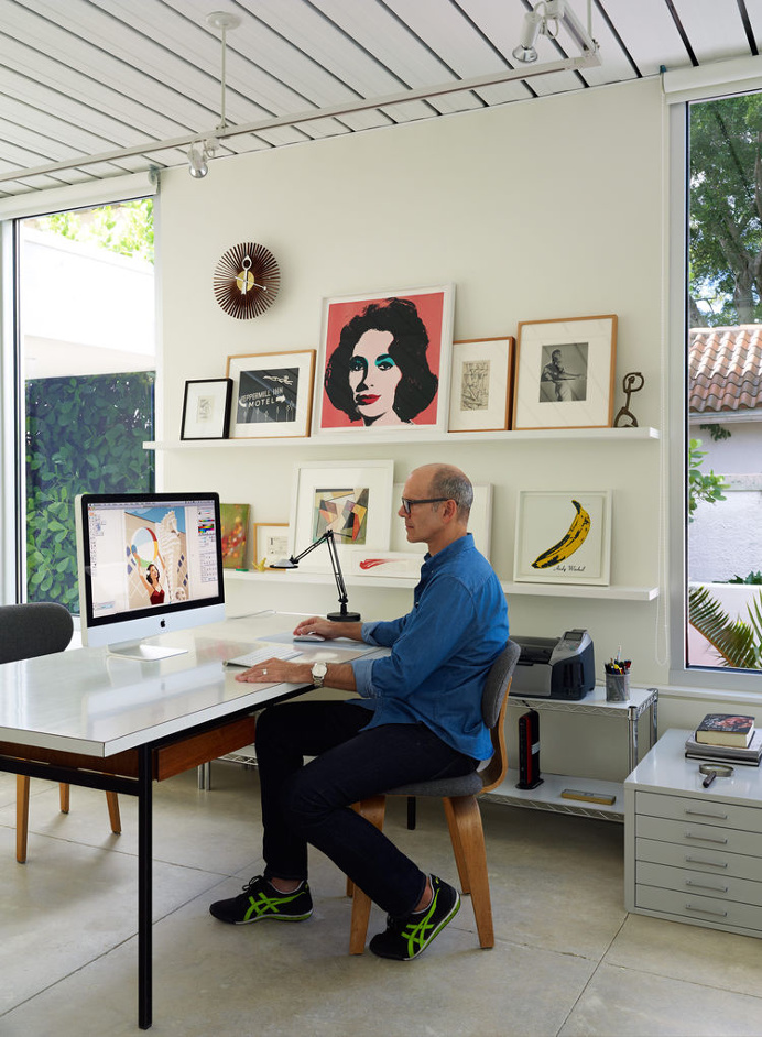 Work space, home office