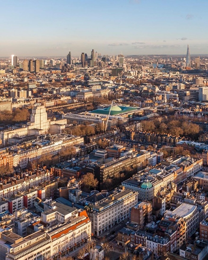 London From The Rooftops by James Burns