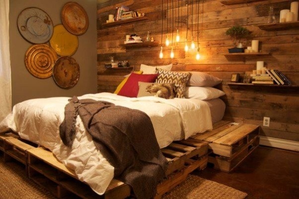 Rustic, wood, bedroom #rustic #bedroom #wood