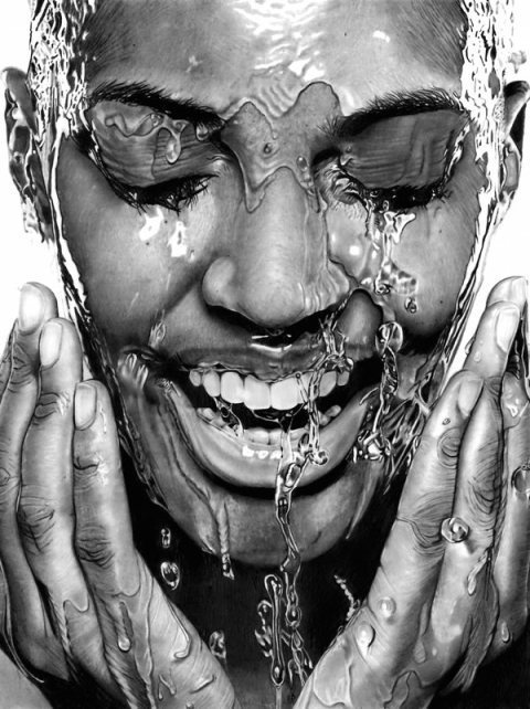 Paul Shanghai | PICDIT #white #black #portrait #art #drawing