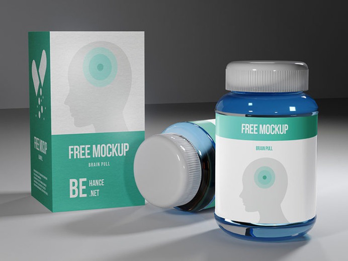 Pill Bottle Mockup, Smashmockup