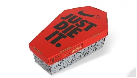 Boxes of Death 3D — Dire Streets - Never Made It In America #die #just #packaging #nike #illustration #it #scott #fuller #coffin