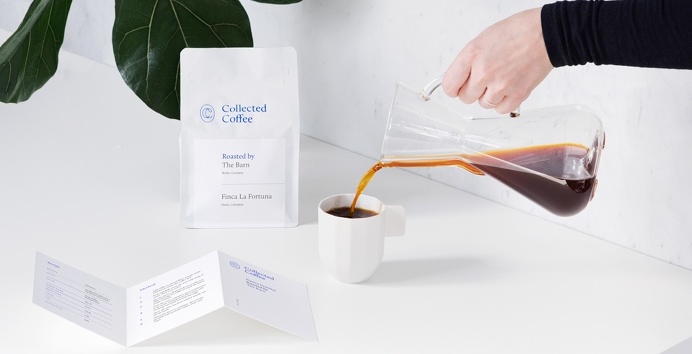 collected coffee branding desgin modern blue minimal new york roastery brew brewing design mindsparklemag cafe www.mindsparklemag.com