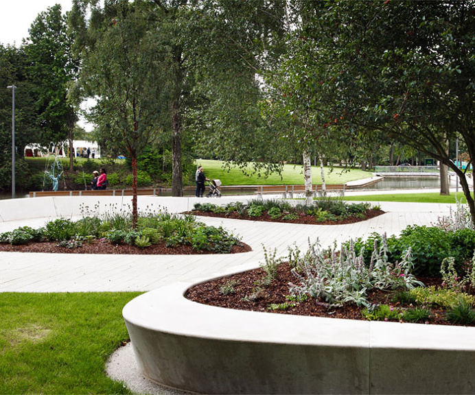 Stevenage Town Centre Gardens by HTA Landscape