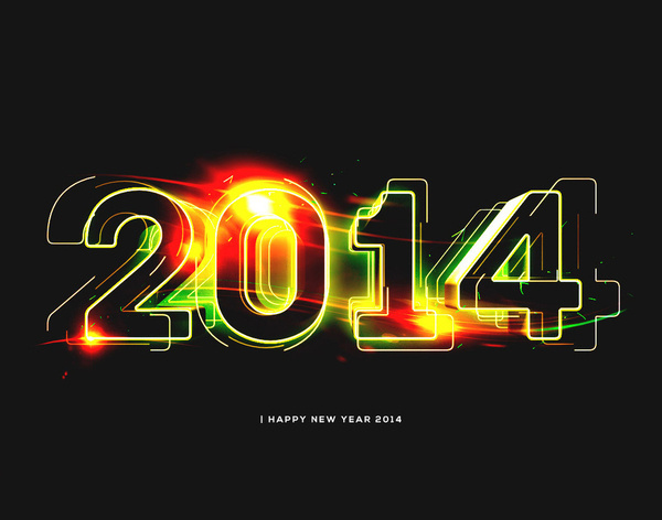 Great New Year Illustrations by Moe Pike Soe - Bolt from the Blue #year #2013 #design #graphic #illustrations #2014 #new