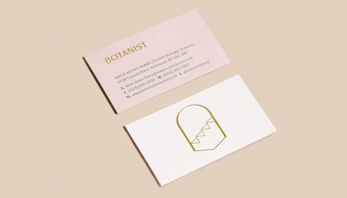 The corporate design for Botanist, designed by Glasfurd & Walker, claimed the title of Best of the Year Interior Design Awards in the brand and marketing category. Find more of the most beautiful designs on mindsparklemag.com
