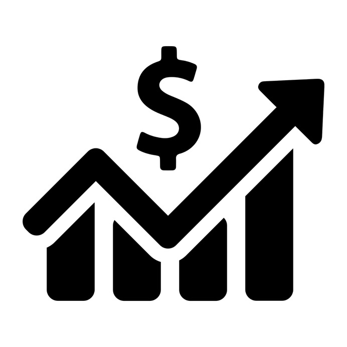 See more icon inspiration related to growth, diagram, arrow, statistics, benefits, stats, business, dollar symbol and graphics on Flaticon.