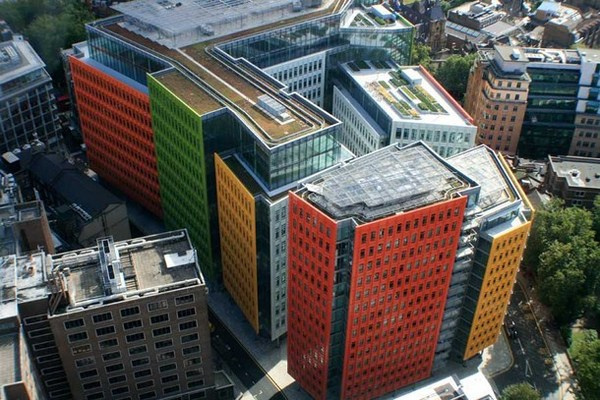Central St Giles in London bright art architecture #bright #architecture #art #exterior #buildings