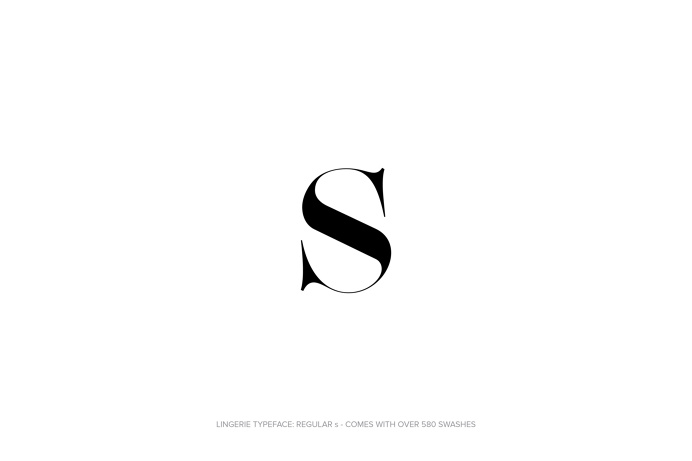 Lingerie Typeface - The Most Advanced Typeface For Fashion And Luxury by Moshik Nadav Typography #Lingerie #Typeface #Fashion #FashionTypogr