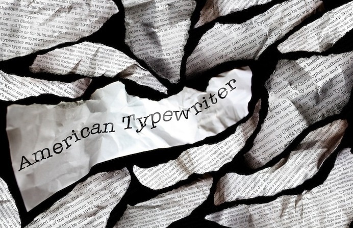 americantypewritter #type #specimen #poster