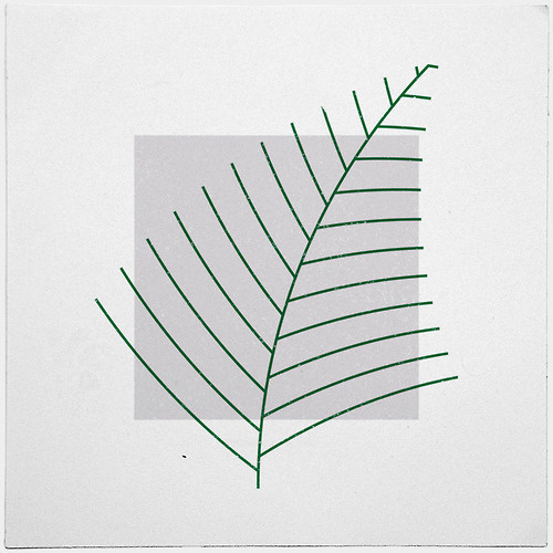 #290 Fern – A new minimal geometric composition each day