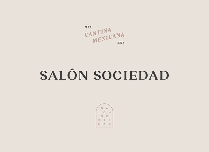 Salon Sociedad Branding - Mindsparkle Mag In addition to the architecture project, Communal Studio developed the visual identity for Salón Sociedad which is a renovated hall/bar located inside the complex Sociedad Cuauhtémoc y Famosa, a club for Heineken Mexico's staff and associates. #packaging #identity #branding #design #color #photography #graphic #design #gallery #blog #project #mindsparkle #mag #beautiful #portfolio #designer