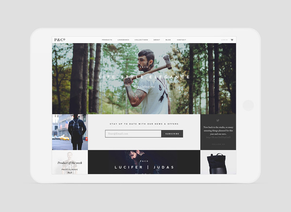 P&Co Clothing | Digital Design Agency | adaptable. #clothing #website #digital #mobile #fashion #web