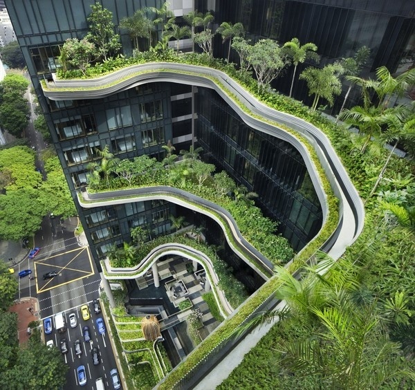 CJWHO ™ (PARKROYAL on Pickering / WOHA) #design #singerpore #landscape #nature #photography #architecture