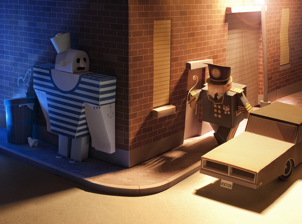 Paper Worlds on Behance #paper #art