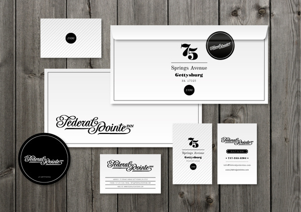Federal Pointe Inn #miklos #identity #branding #kiss