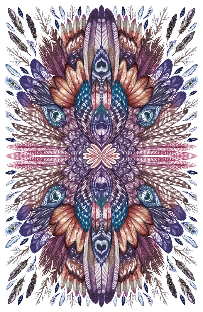 AVES: Playing Cards Inspired by Karina Eibatovas Bird Illustrations illustration games cards birds #feathers