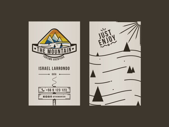 The Mouintain Business card