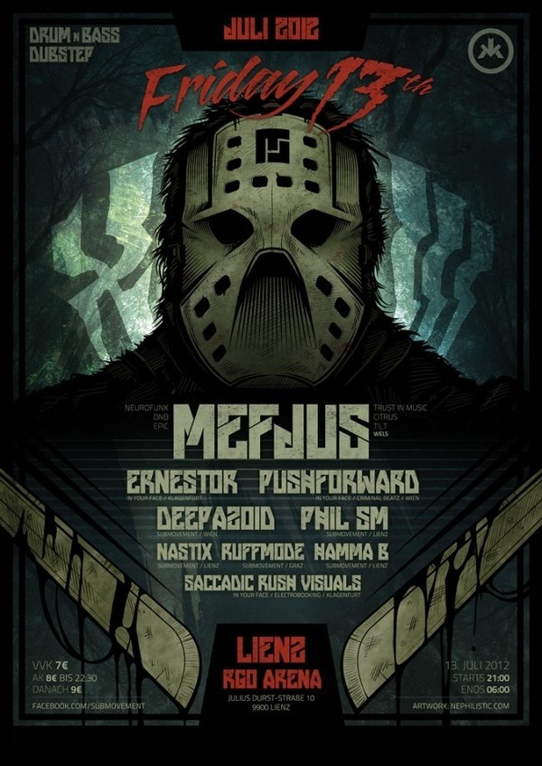 Friday 13th | Event Promotion #jason #type