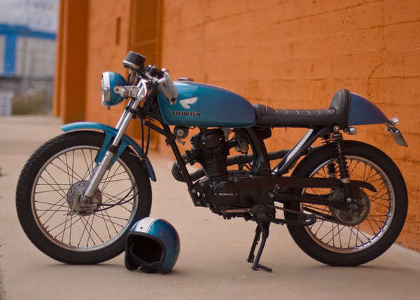 FFJMOORE Big Blue FINISHED!!! 11 20 11 #cb125 #honda #motorcycle