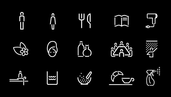 Poziom 511 Signage on Behance #signage #icons