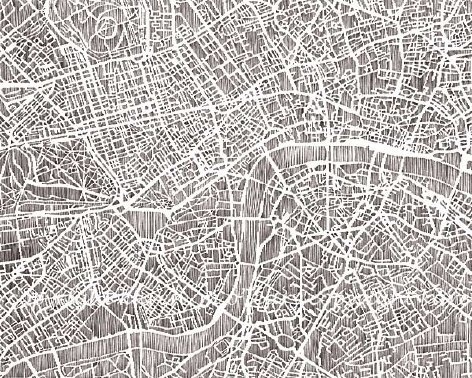Supermarket - london print, 10x8 from studiokmo #london #print #map #illustration #studiokmo