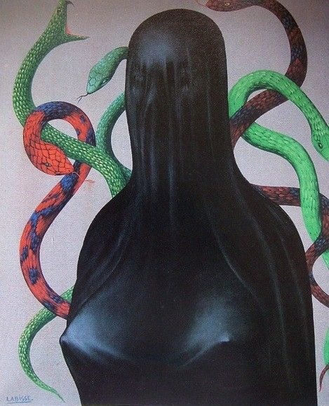 La Fille de Tiresias by Félix Labisse, 1973