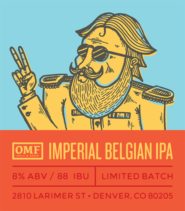 Imperial belgian ipa #beer #label