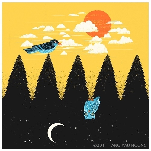 The Art of Negative Space. on the Behance Network #negative #yau #space #night #day #tang #hoong