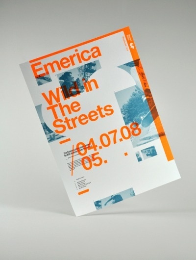 Viewing Emerica : Wild the streets 04.07.08 in the Print category :: Ember #wild #helvetica #orange #emerica