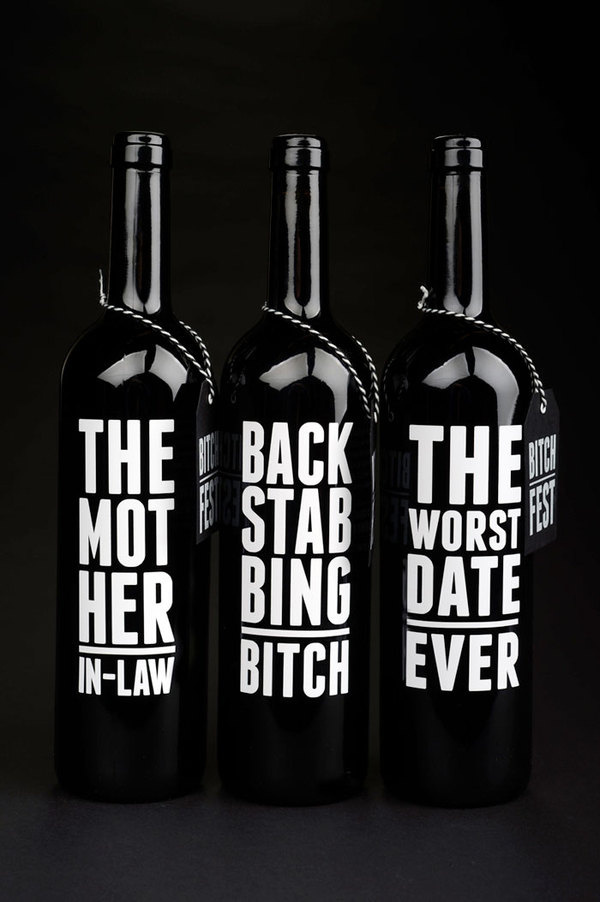 bitch fest wine #packaging #product #kenzieowens #wine