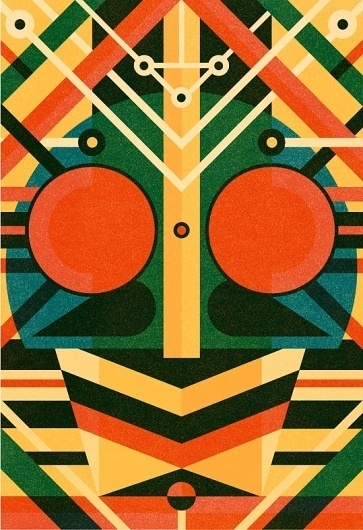 Kamenn Rider Vs Super Sentai - Ben Newman Illustration #inspiration #illustration #design #graphic