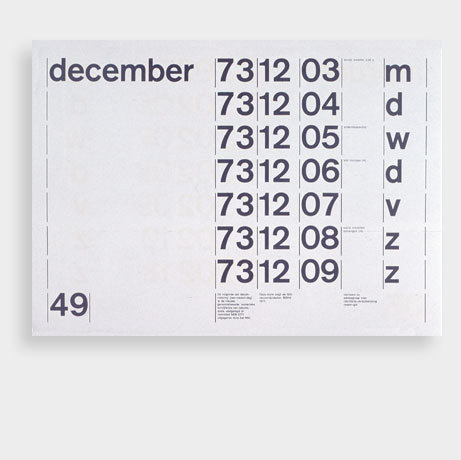 onoma design – 1973 calendar #type #layout #design #grid