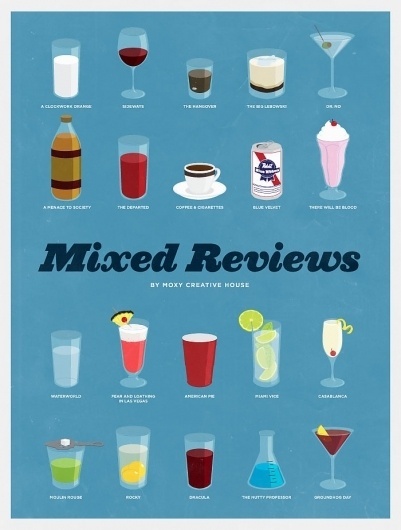 Mixed Reviews: 20 Classic Men's Movies Liquerated | Suitored #design #graphic #illustration #poster #typography
