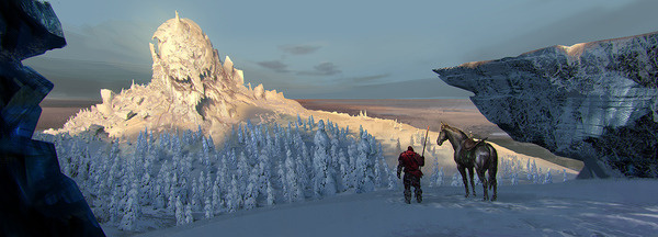 giant head,ice cold terror #mountain #scene #arctic