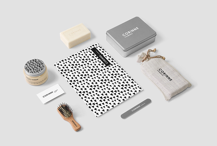 Corinne Cosmetics by Anna Trympali #packaging #graphic design