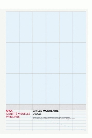 AFAA - Identité : bureau-205 #graphicdesign #identity #grids