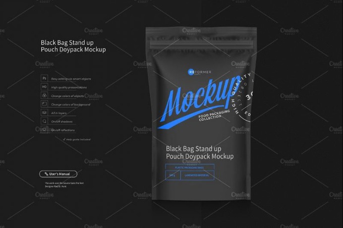 18+ Free Stand Up Pouch Mockup PSD Download - Graphic Cloud