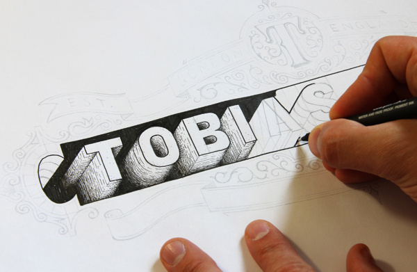 Hand Lettered Logos on Behance #type #indent #shadow #typography