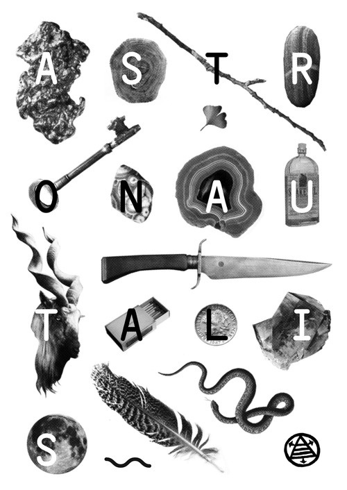 Andrew McAlpine ///// Graphic Design //////// #white #tshirt #black #grid #and #astronautalis #knife
