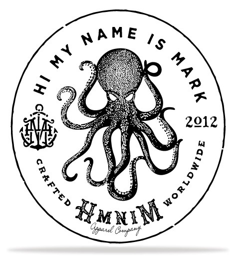 Hi My Name Is Mark Apparel Company #mark #branding #my #is #name #logo #hi