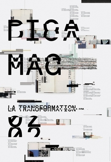 PICA MAGAZINE POSTER / JACKET on the Behance Network