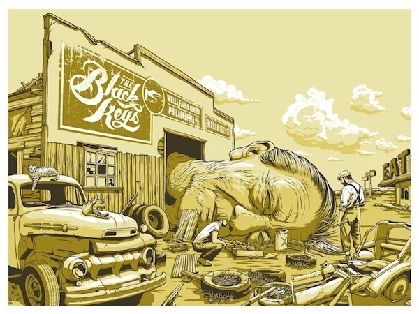Recopilación: Los mejores carteles de The Black Keys #black #keys