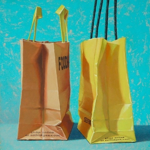Jaye Schlesinger | PICDIT #bag #art #painting