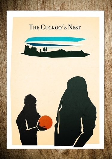 CUCKOO'S NEST - Rocco Malatesta Posters & Prints #movie #malatesta #graphic #rocco #illustration #cuckoo #poster