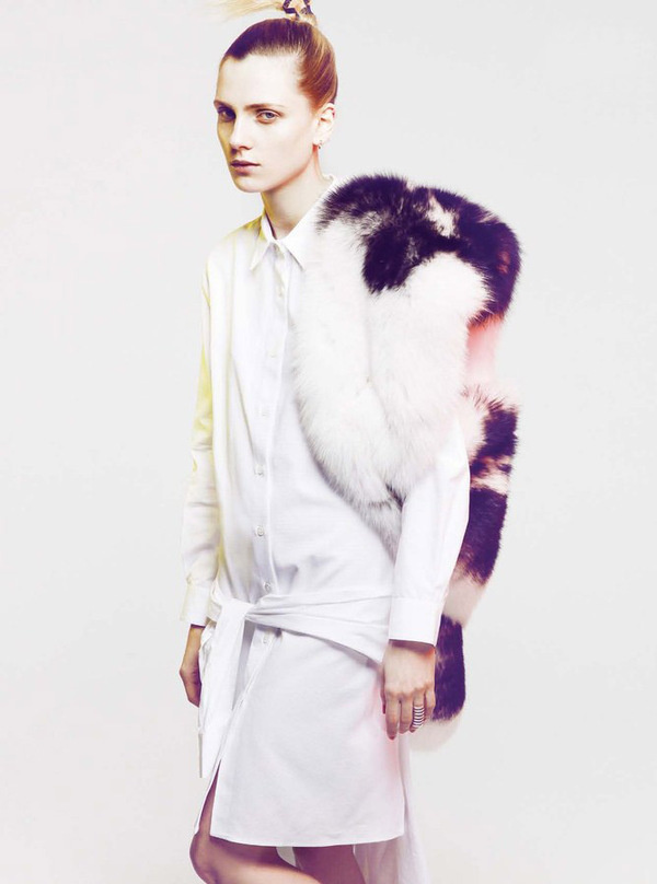 MOONMUD #model #white #fur
