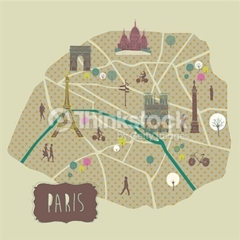 Search for Stock Photos of Map on Thinkstock #paris #map