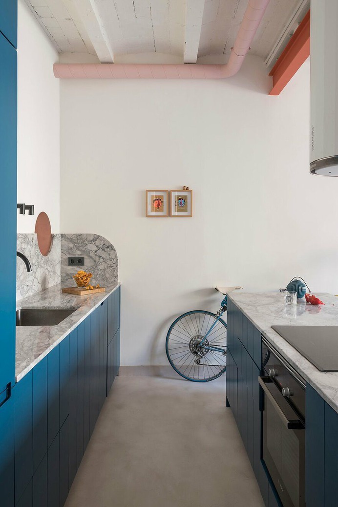 Barcelona apartment, kitchen