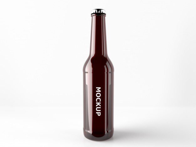 Beer bottle mock up design Free Psd. See more inspiration related to Mockup, Design, Template, Beer, Web, Website, Bottle, Mock up, Templates, Website template, Mockups, Up, Web template, Realistic, Real, Web templates, Mock ups, Mock and Ups on Freepik.